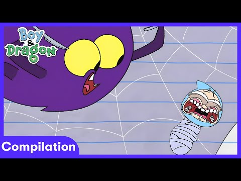 Boy & Dragon - Spider Attack! | WildBrain Anak-Anak | WildBrain Anak-Anak