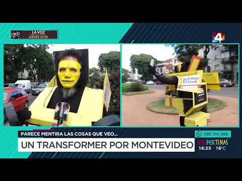 Vespertinas - Parece mentira las cosas que veo: un transformer en Montevideo