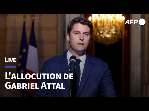 LIVE - Législatives : l'allocution de Gabriel Attal | AFP