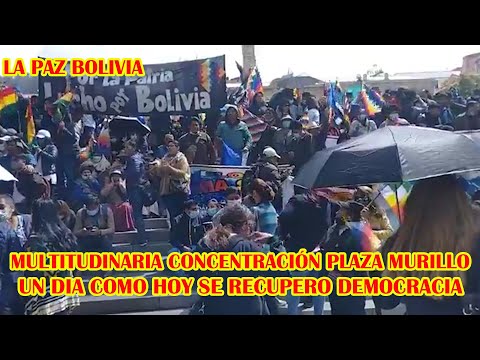 ORGANIZACIONES SOCIALES SE CONCENTRAN EN LA PLAZA MURILLO DE LA PAZ BOLIVIA ..