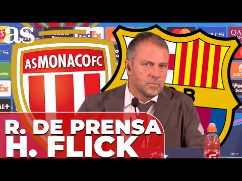 FLICK, RUEDA DE PRENSA completa hoy previa al AS MÓNACO vs FC BARCELONA | CHAMPIONS