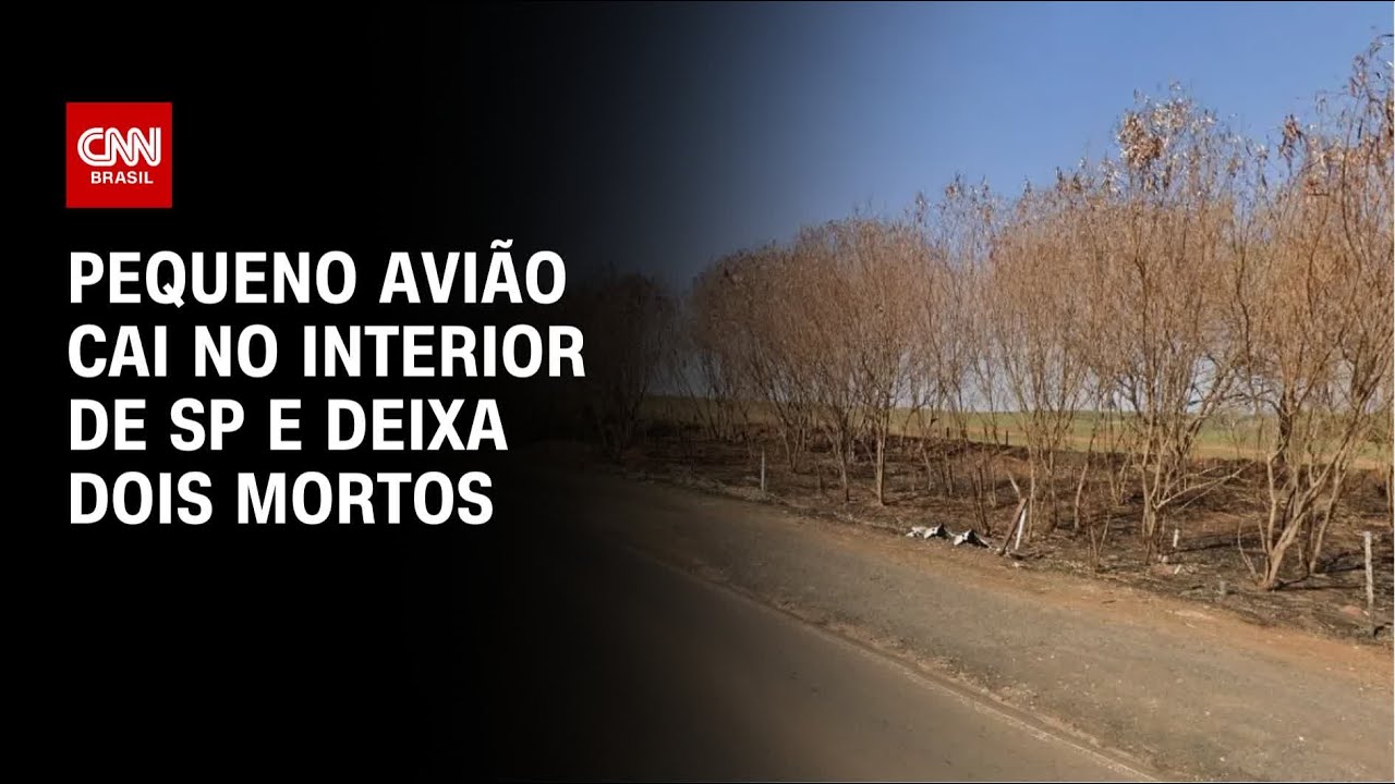 Avião de pequeno porte cai no interior de São Paulo; duas pessoas morrem | BASTIDORES CNN