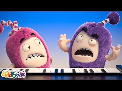 ピアノでポン♪ ひけるかな？ 🎹🎶 | オッドボッズ | こども向けアニメ | 動画 | キッズ | Moonbug 日本語