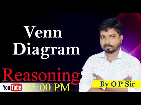 venn diagram reasoning | venn diagram reasoning trick | venn diagram for competitive exams | O.P Sir