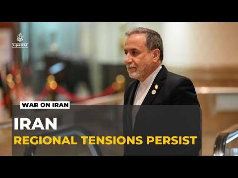 Iran Foreign Minister Abbas Araghchi holds press conference