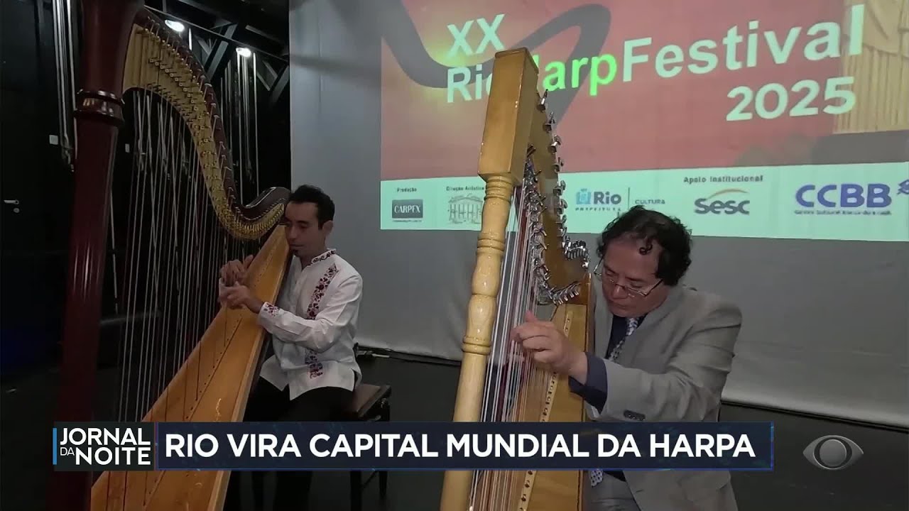 Rio de Janeiro vira capital mundial da harpa