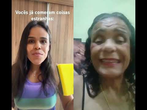 Cecília que está comendo saudável è#dueto #shortsviral