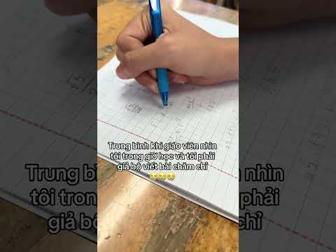 Trung bình khi giáo viên nhìn tôi trong tiết