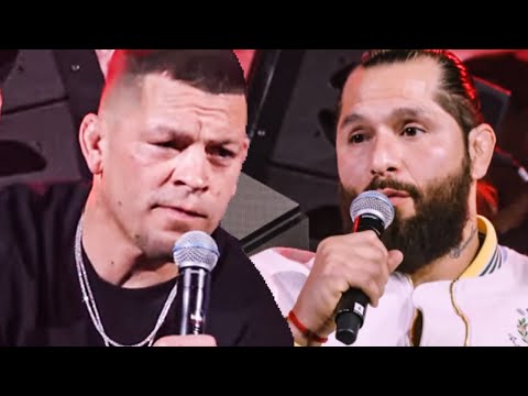 Heated! Nate diaz vs jorge masvidal • full kick-off press conference for rematch in boxing