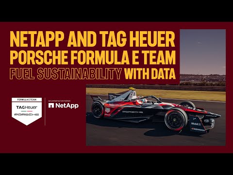 NetApp and TAG Heuer Porsche Formula E Team fuel sustainability with data