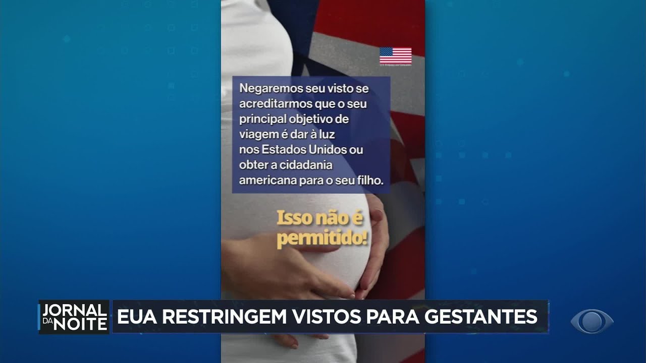 Estados Unidos restringem vistos para gestantes