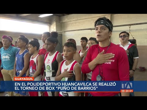 Un torneo de box para niños de los barrios populares de Guayaquil