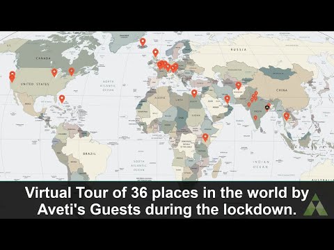 Virtual Tour of 36 Countries by Aveti's Guest during Lockdown |Aveti Learning|Happy New Year