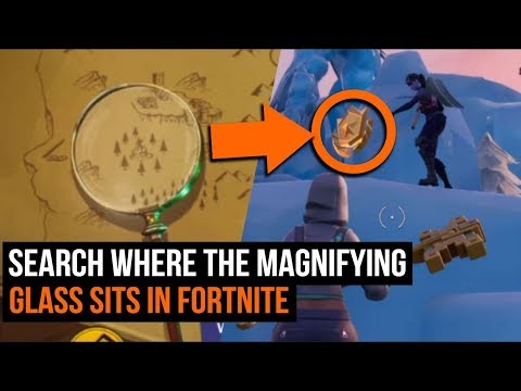 fortnite season 8 week 3 challenges and where the magnifying glass sits on the treasure map cnet - fortnite week 7 challenges season 8 ign