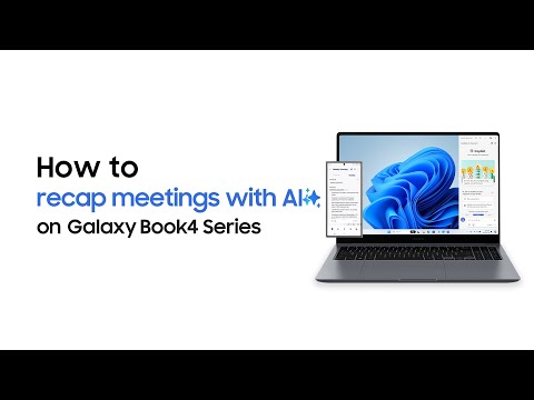 Galaxy Book4 Series: How to quickly summarize conversations with AI | Samsung