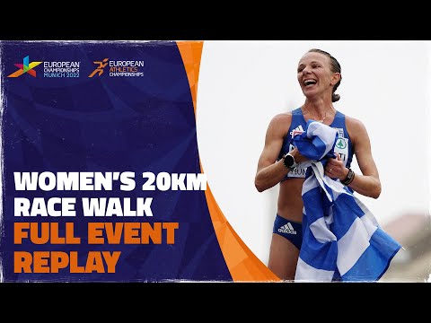 Women's 20km Race Walk | Munich 2022 | Antigoni Ntrismpioti