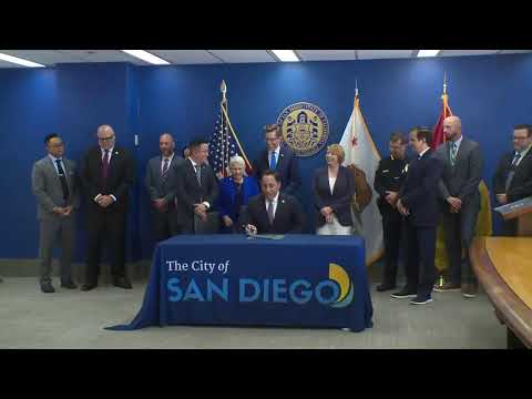 WATCH LIVE: San Diego mayor signs 2025 budget