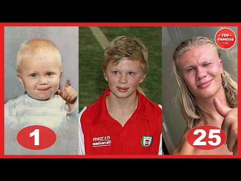 Erling Haaland Through the Years ⭐ Transformation From 1 to 25 Years Old