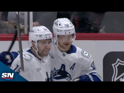 Canucks Pettersson Wires One Past Lindgren For First Of The Season