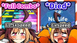 Gigi Plays Holodori in 10.5X Speed VS 1x Speed 【Gigi Murin / HololiveE