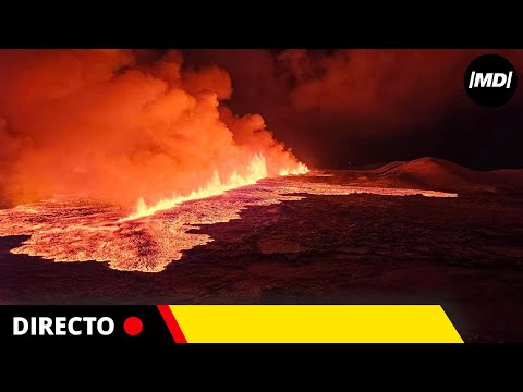 EN DIRECTO: Erupción del Volcán Sylingarfell en Islandia