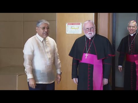 Vatican's top diplomat meets with Philippine counterpart in Manila during 6-day visit