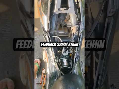 feedback 28mm keihin #carburetor #keihincarburetor