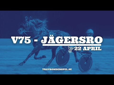 V75 tips Jägersro 22/4 |  Tre S: Vi spikar emot favoriten