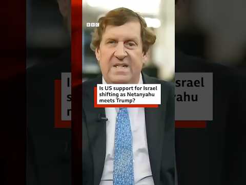 Is US support for Israel shifting as Netanyahu meets Trump? #BBCNews