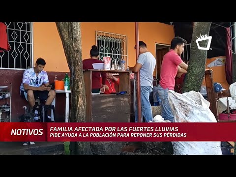 Familias afectadas por las lluvias en Matagalpa piden ayuda para reponer sus pérdidas