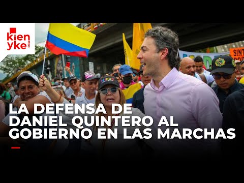 Hay que apretar a las mafias: Daniel Quintero en marchas del 1 de mayo