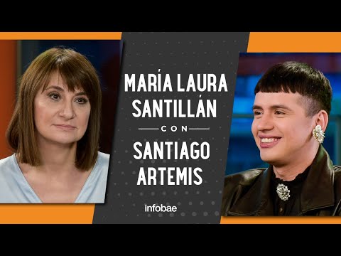 Santiago Artemis con María Laura Santillán