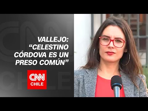 Ministra Vallejo: Córdova es un preso común, condenado por un incendio con resultado de muerte