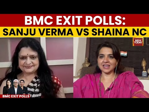 BMC Exit Polls: Shaina NC Defends Infrastructure Push While Sanju Verma Slams Uddhav's BMC Record
