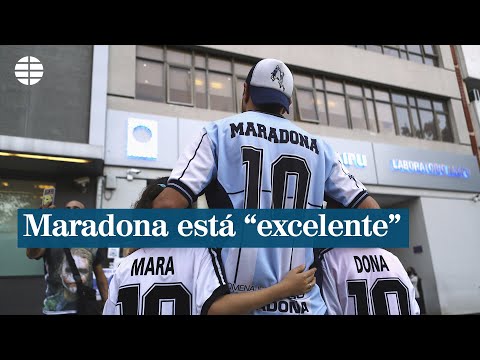 Los médicos de Maradona dicen que se encuentra excelente