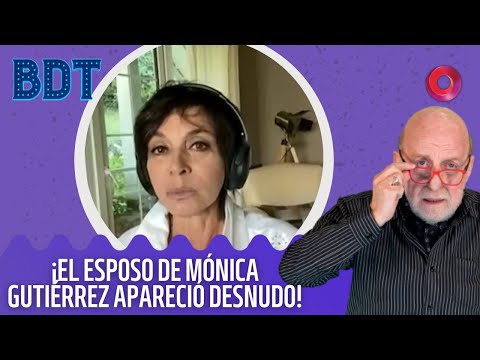 Insólito: el esposo de Mónica Gutierrez pasó desnudo durante una entrevista | #Bendita