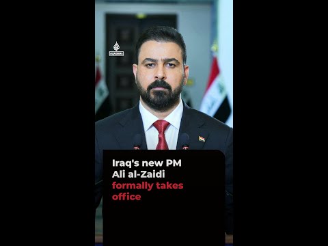 Iraq's new PM Ali al-Zaidi formally takes over