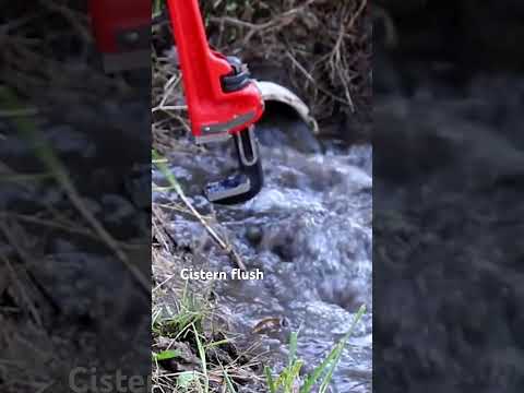 I got a pipe wrench! #cistern #homesteading