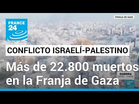 Al menos 22.800 personas han muerto en la Franja de Gaza en los últimos tres meses • FRANCE 24