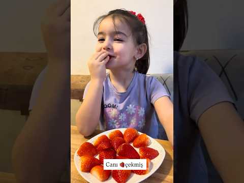 Kızımın canı kış günü çilek çekmiş gereken yapıldı 🍓🍓🍓
