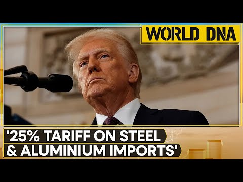Trump Announces 25% Tariff On Aluminium & Steel As He Flies To Super Bowl Lix  | World DNA LIVE