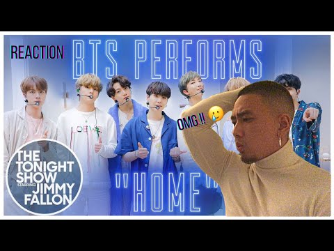 Vidéo REACTION BTS  'HOME' on Jimmy Fallon   KPOP REACTION FR / ENG