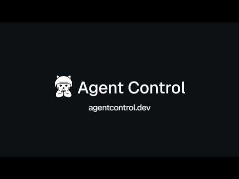 Agent Control Walk-Through: Open-Source Control Plane for AI Agents