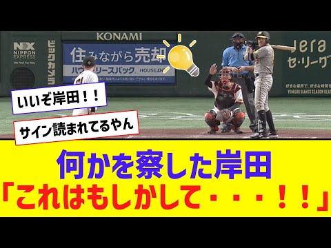 岡田監督、作戦バレバレｗｗｗｗ　巨人・岸田にいいようにやられる【なんJ反応】