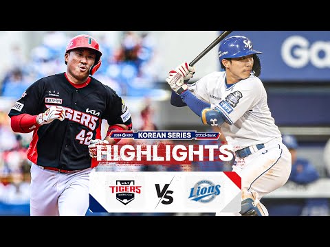 [KBO 하이라이트] 10.26 KIA vs 삼성 | KS 4차전 | 2024 KBO 포스트시즌 | 야구