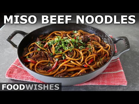 Miso Beef Noodles - Food Wishes