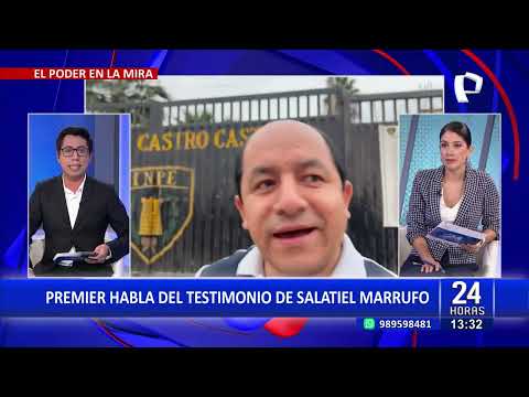 Premier Adrianzén resta importancia a las declaraciones de Salatiel Marrufo