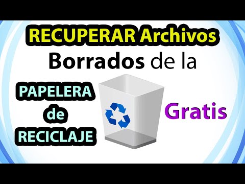 Recuperar Archivos Borrados de la Papelera de Reciclaje Gratis