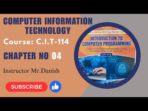 Introduction to Computer Programming CIT- 114 Control Statements