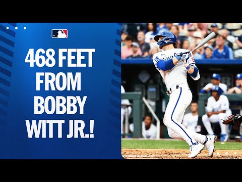 468 FEET! Bobby Witt Jr. OBLITERATED this ball!